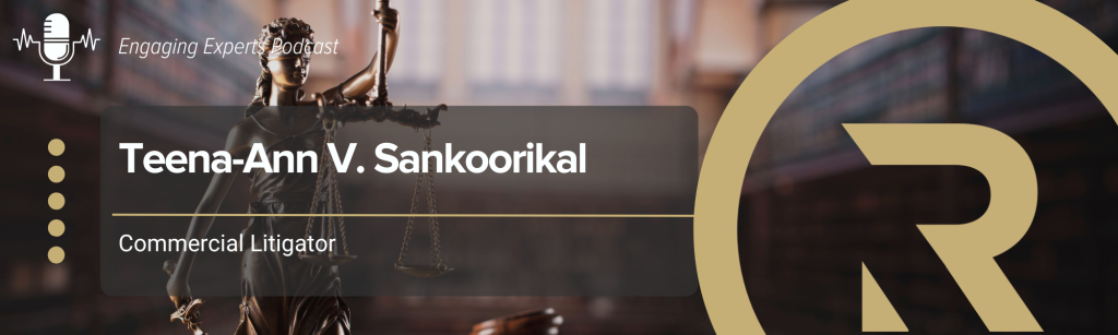 Legal background with Lady Justice in law library