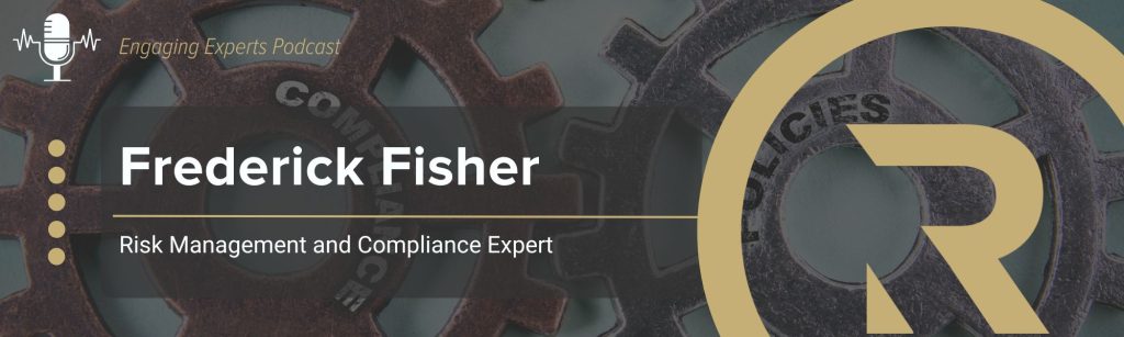 Risk compliance insurance concept with rotating cogwheels.