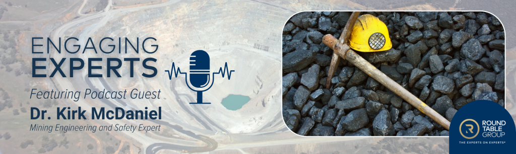 Mining safety, open mine pit.