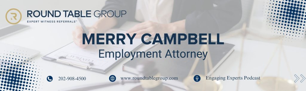 Female attorney reviewing contract at desk.